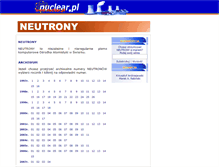 Tablet Screenshot of neutrony.nuclear.pl